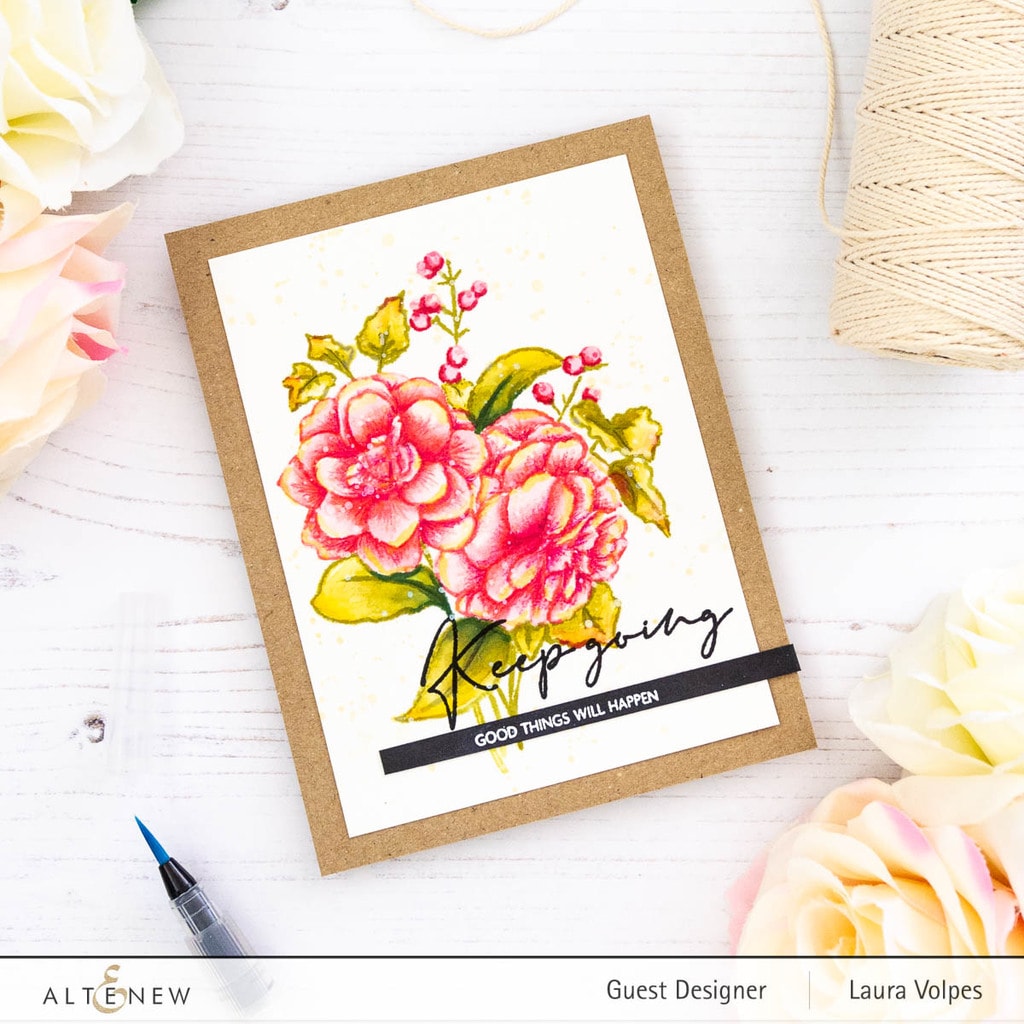 Altenew Clear Stamps Paint-A-Flower: Rose